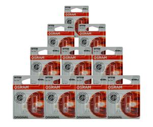 10x OSRAM Original W5W DuoPak Lampadina Glühlampe Blinkleuchte 2825-02B