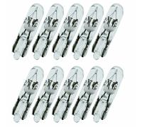 10x Osram T5 2721 Lampada Base IN Vetro W2x4.6d 12V 1,2W Lampadina Lampada