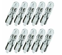 10x Osram T5 2721 Lampada Base IN Vetro W2x4.6d 12V 1,2W Lampadina Lampada