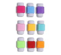 10x Pack Custodie protettive per cavi, USB, carica, dati, multicolore