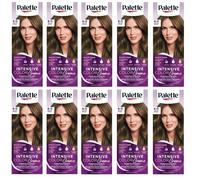 10x Palette Crema Colore Intensivo 6-0 (N5) Colore Permanente Capelli Biondo ...