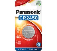 10x Panasonic 1er Blister CR2450 Pile Bottone Litio 3 V