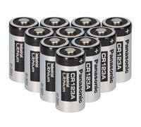 10X Panasonic 3V CR123A DL123A Batterie CR17345 Ultra Litio Foto Bulk