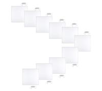 10x Pannello LED 60x60 5000lm 42W Controsoffitto Luce Fredda 6500K Slim Ufficio [EEK: E]