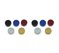 10X Pedale Effetto Chitarra nel Metallo Footswitch Toppers Effetto Piede Ta7521