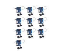 10X per Scheda di Sviluppo Orange Pi Zero 3 1GB+Dissipatore di Calore H618 WiFi5+BT 5.0 Gigabit LAN per Android 12 Debian12 Ubuntu22.04