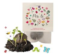 10x "Per te" bombe di semi - regalino e piccolo omaggio - bombe di fiori come pensierino per colleghi, ospiti & bambini - semi di fiori & sfere di fiori come dono speciale, idea regalo ecologica