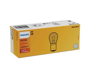10X Philips Standard PY21W 21W 12V Lampadine Auto