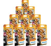 10X Philips Standard PY21W Giallo 21W 12V Lampadine Auto