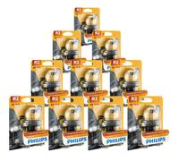 10x Philips Standard R2 45/40W 12V Lampadina Glühlampe R2 P45t-41