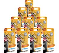 10X Philips Standard W5W 5W 12V Lampadine Auto