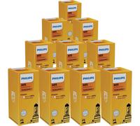 10x Philips Vision H11 Alogena Fino 30% più Luminosa 55W 12V Auto-Lampadine