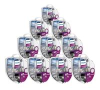 10X Philips VisionPlus DuoBox H7 Alogeno Fino Al 60% In Più Di Luce 55W 12V