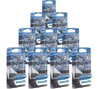 10x Philips WhiteVision ultra W5W 5W 12V Auto-Lampadine Lampadina Lampadine