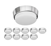 10x plafoniera/porta lampada INEL cromo lucido 1x GX53 max. 25W [EEK: F]
