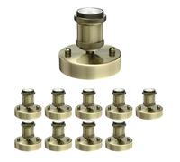 10x plafoniera/porta lampada RETRA oro opaco 1x E27 max. 60W