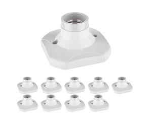 10x plafoniera/porta lampadine ELEKTRA bianco 1x E27 max. 60W