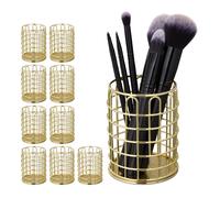 10x porta penne ferro a rete matite pennelli trucco metallo organizer scrivania