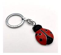 10X Portachiavi COCCINELLA maxi 3d in metallo BOMBONIERA LAUREA