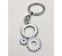 10X Portachiavi INGRANAGGIO in metallo BOMBONIERA LAUREA INGEGNERIA 0W7V