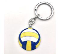 10X Portachiavi PALLONE DA PALLAVOLO in metallo BOMOBNIERA 0W77