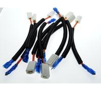 10X Portalampada Riparazione Spinotto Per H1 55W 12V Portalampada Con Cavo