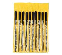 10x Professionale Chitarra Frets Ago File Set Lucido File Raspa Grinding Chitarra Manutenzione File Strumento di Riparazione Chitarra Strumenti