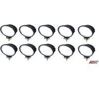 10x Professionale Ovale 40w LED Lavoro Luci Fari Faretto Faro Scavatrice Tractor