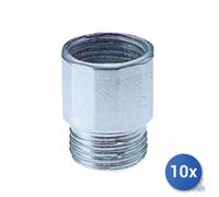 10x PROLUNGA MF ACCIAIO ZINCATO A 529 3.8x10