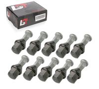 10X RÄNDELBOLZEN CON RADMUTTER M12X1,5 X 46Mm Per FORD MONDEO NUOVO