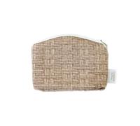 10X RATTAN VIMINI Sacchetto Pochette piatto 10x13 cm Ecopelle BOMBONIERA 1CG6