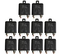 10X Rele' A 4 Pin Normalmente Aperto da 12V 200A - Caricabatteria Marino pe1478