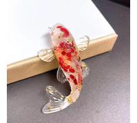 10x Resina Koi Decorazione Fatto a Mano Mini Ornamento Fai da Te Pesce Tank Fun