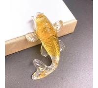 10x Resina Koi Decorazione Fatto a Mano Mini Ornamento Fai da Te Pesce Tank Fun