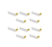 10X Ripetitore POE un 2 Porte 10/100Mbps Estensore PoE da 1 un 2 con IEEE802.3Af/At Plug& 48V per PoE NVR Telecamera IP AP