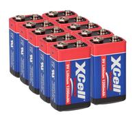 10x Rivelatore di Fumo 9V Litio Batterie per Sensore Fuoco 9v Blocco 10 Anni
