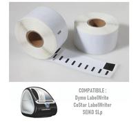 10x Rotoli Da 260 Cod 99012 Etichette Compatibili Dymo Labelwriter 36x89mm