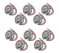 10x Round 12V LED Deck Stair Courtesy Bullet Lights For Marine Boat Truck