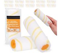 10x Rullo 15 cm Ricambio Pittura Lattice Piccole Superfici Per Facciate Vernice Murale Antischizzo Pezzi Ricambio Manuale Accessori Pittura Lacca