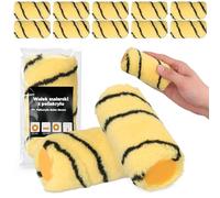 10x Rullo Di Vernice 10 cm Rullo Di Ricambio Superfici Facciate Soffitti Pareti Antigoccia Antischizzi Robusto Attrezzatura Per La Pittura Di Ristrutturazione Per Interni Ed Esterni