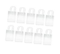 10x Sacchetti regalo trasparenti per bomboniere, 7,87x3,15x9,45 pollici,