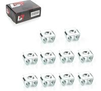 10x Scomparto Interno Auto Coperchio Carenatura Fissaggio Dado per Audi 80 Coupé