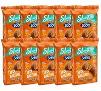 10X Scotti Si con Riso Cornetto Integrale Ripieno di Miele Senza Lattosio (Lactose Free) 250g [10 Confezioni]