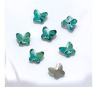 10x/Set Cuore Chiodo Quadrato Unghie Gemme Farfalla Forma Nail Art Decorazione Per Chiodi Acrilici