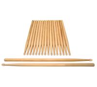 10x Set da Bacchette Batteria Percussioni 5A Drum Sticks Legno Acero Punta Nylon
