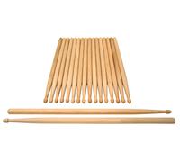 10x Set da Bacchette Batteria Percussioni 5B Drum Percussion Sticks Legno Acero