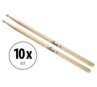 10x Set da Bacchette Batteria Percussioni 5B Drum Percussion Sticks Legno Acero