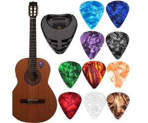 10x Set Di Plettri Per Chitarra Ed Elettrica,fantastici Plettris Per Chitarra,Multicolore Per Chitarristi,Plettris Per Dita Plettri Per Chitarra Multicolori,Plettro Per Chitarra Elettrica Con