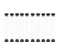 10x/set portapenne contenitore di stoccaggio trasparente portapenne custodia cilindro tubo penne scatole scuola forniture per ufficio per studenti insegnanti