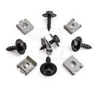 10X Set Vite Esagonale A Croce + Staffa In Metallo Per BMW 5 E61